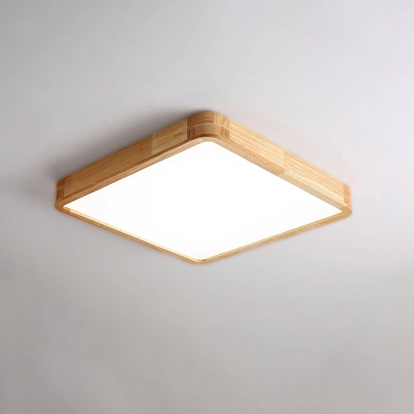 Sqare Wooden Ceiling Light