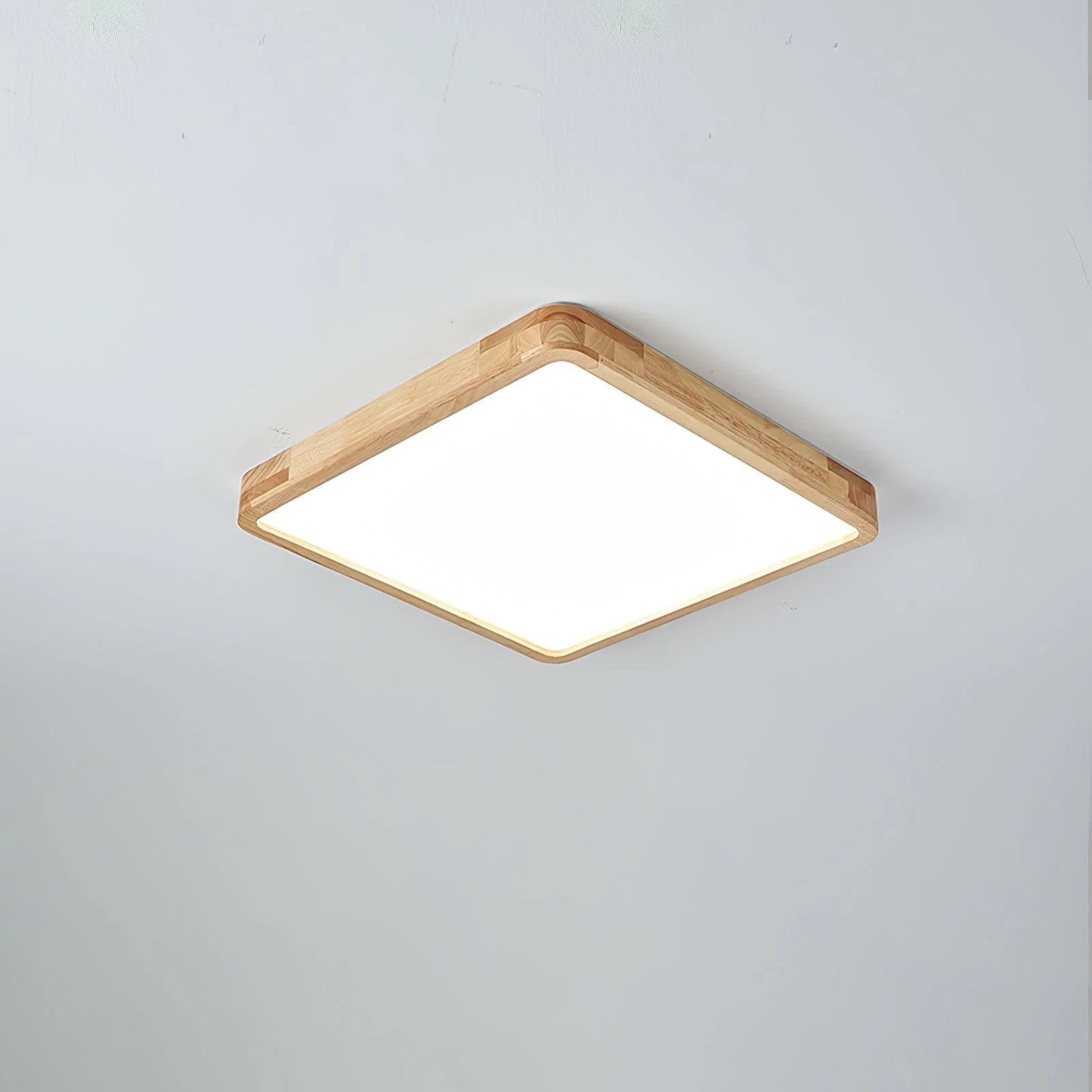 Sqare Wooden Ceiling Light