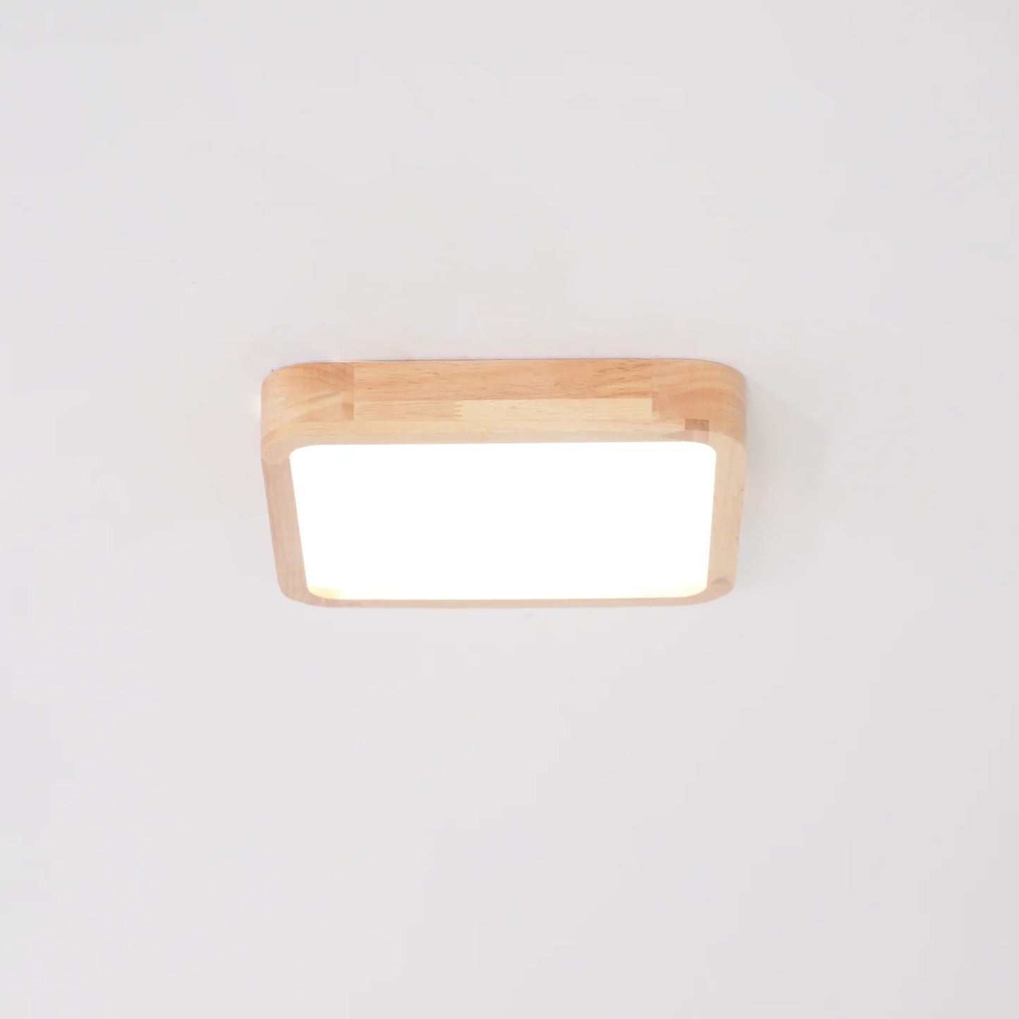 Sqare Wooden Ceiling Light