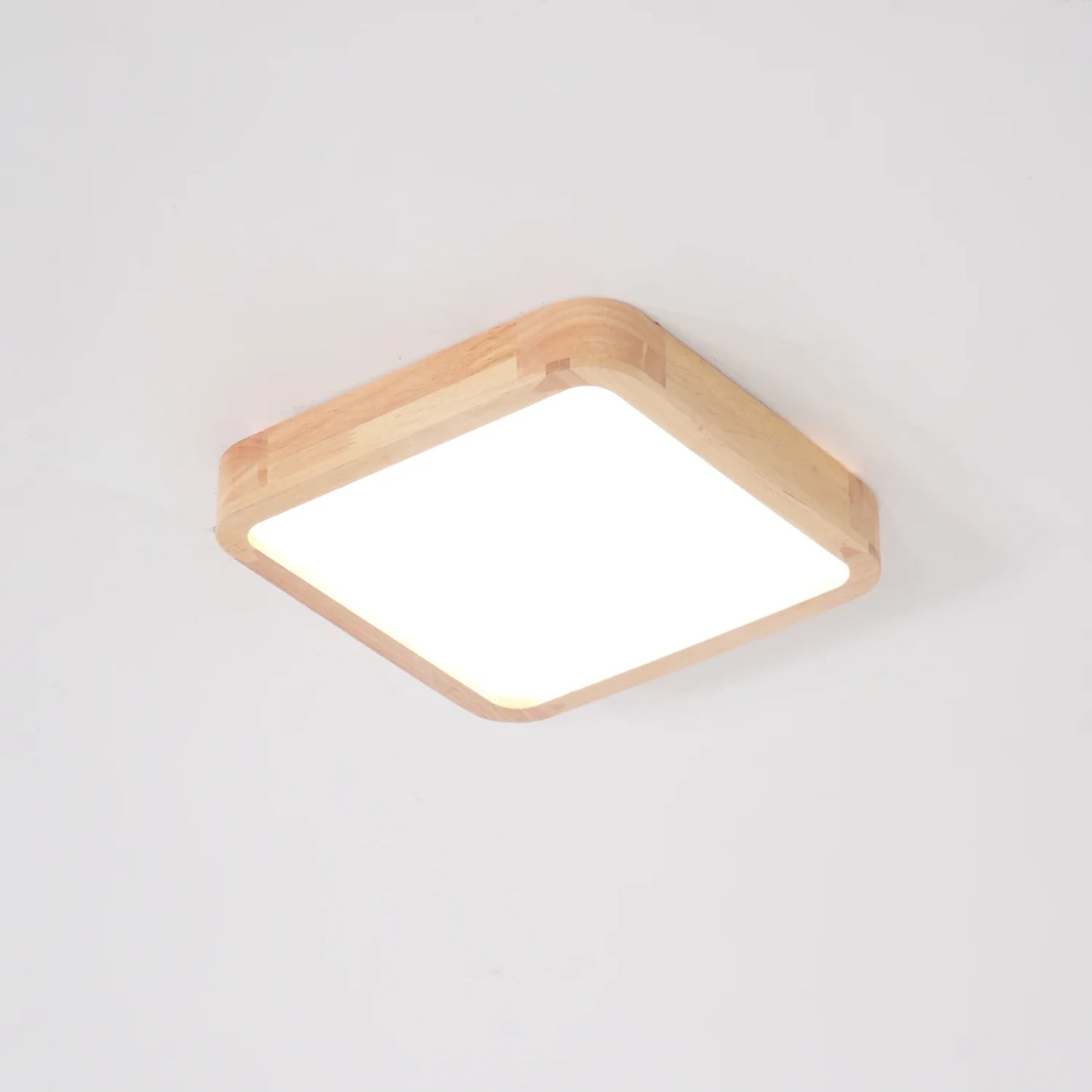 Sqare Wooden Ceiling Light