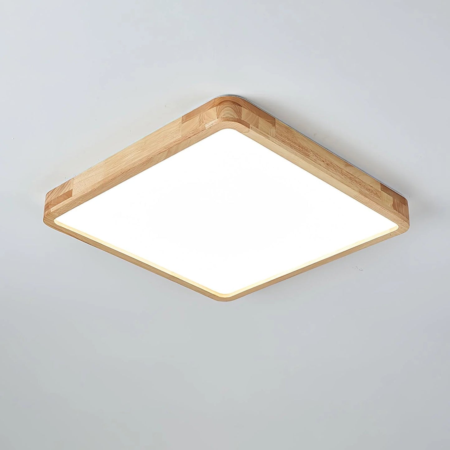 Sqare Wooden Ceiling Light