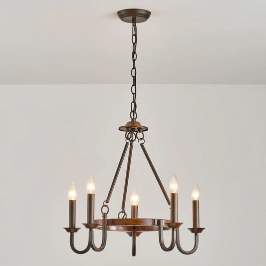 Wagon Wheel Chandelier