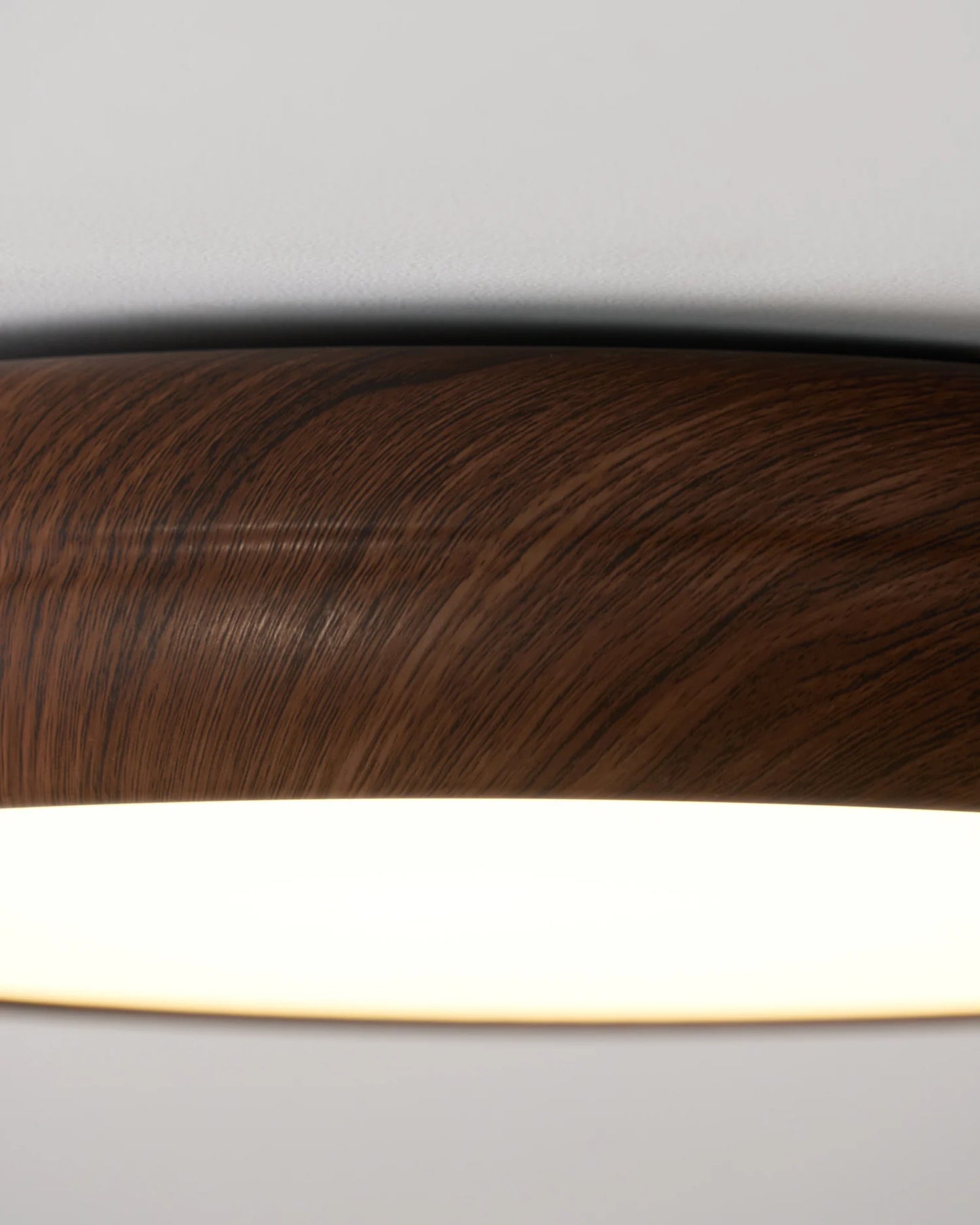 Wood Grain Round Ceiling Lamp