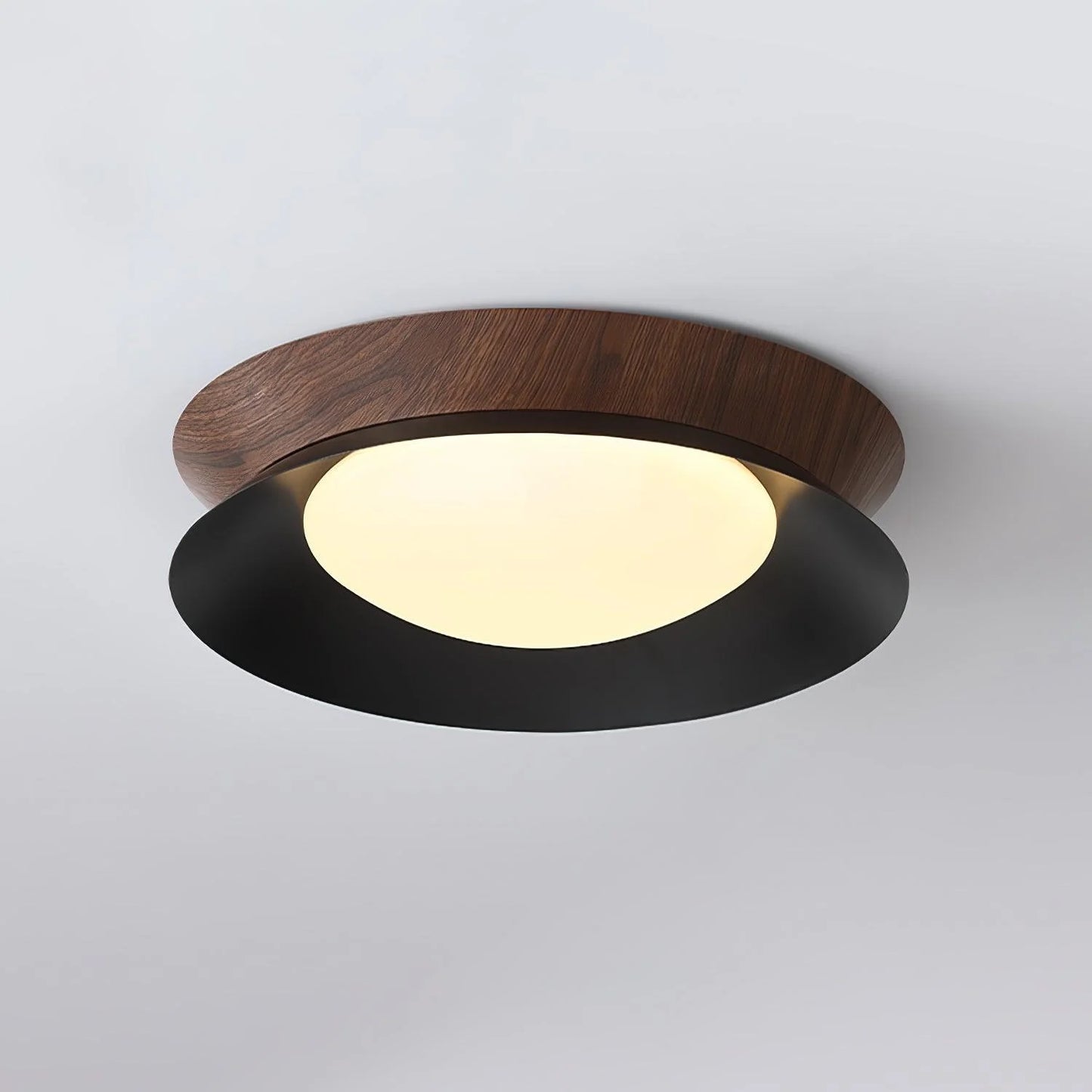 Double Half Round Ceiling Light