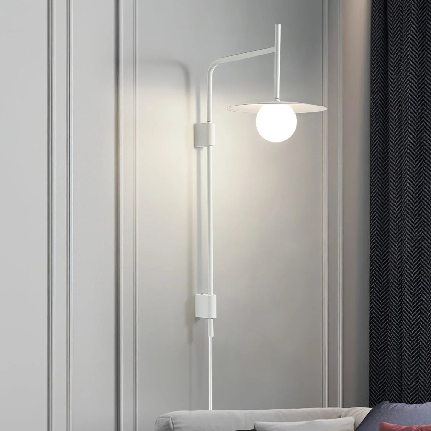 Gea Swing Arm Plug-in Wall Lamp