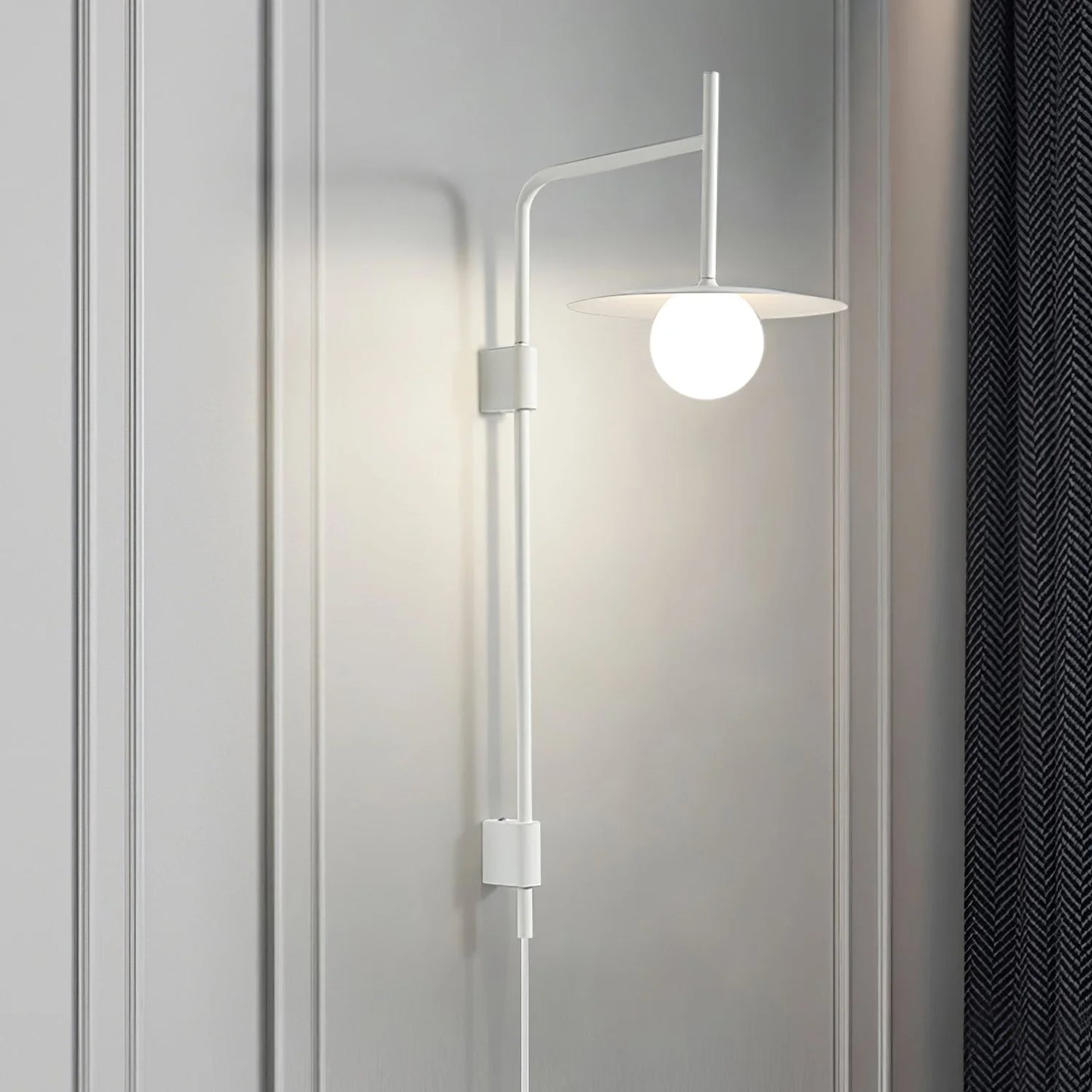Gea Swing Arm Plug-in Wall Lamp