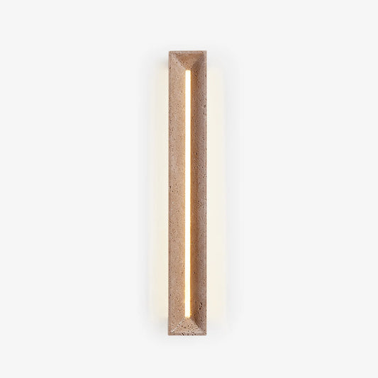 Solace Travertine Beam Wall Light