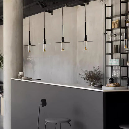 Acrylic Hat Plate Pendant Light