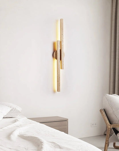 Aeris Travertine Wall Light