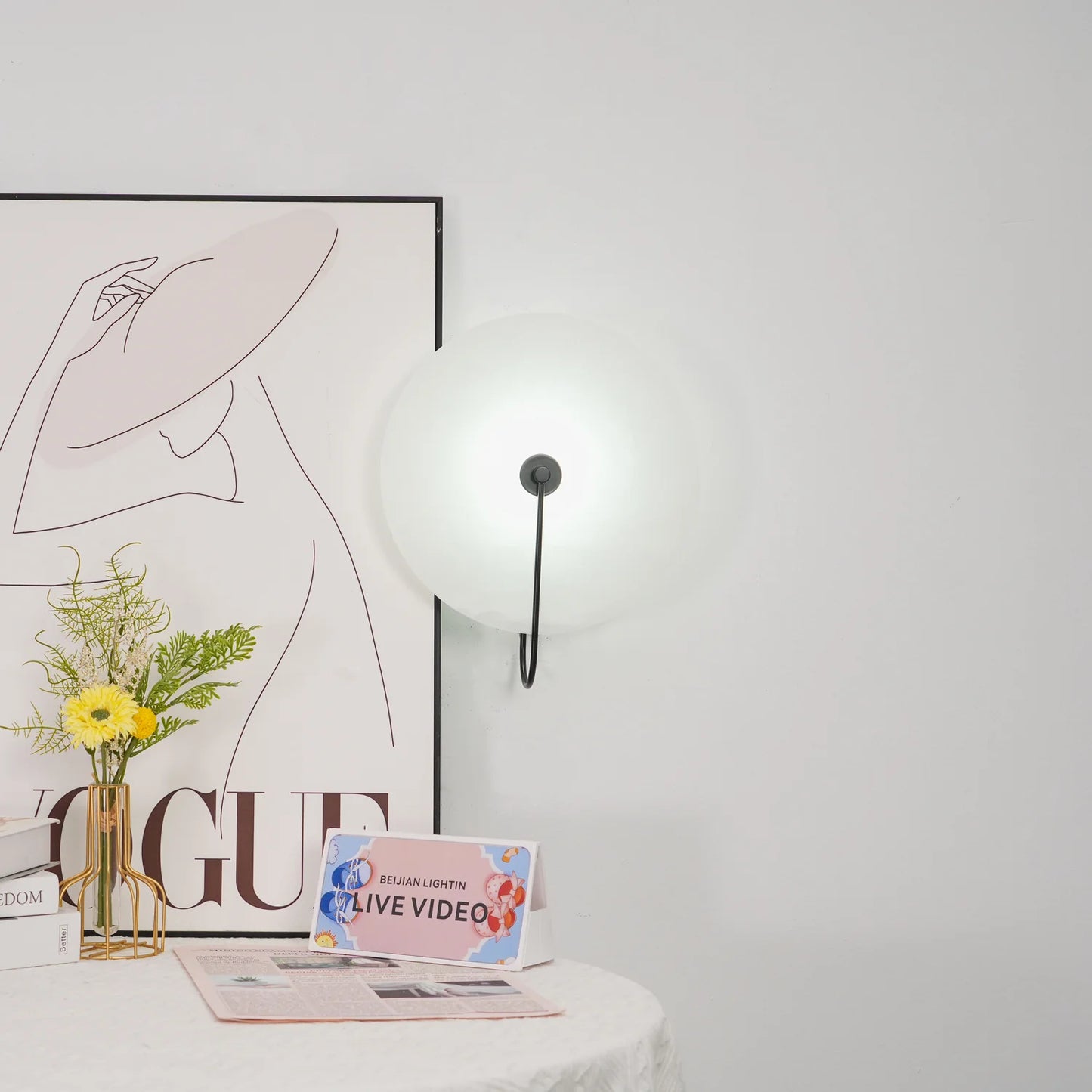 Alabaster LED Wall Lamp
