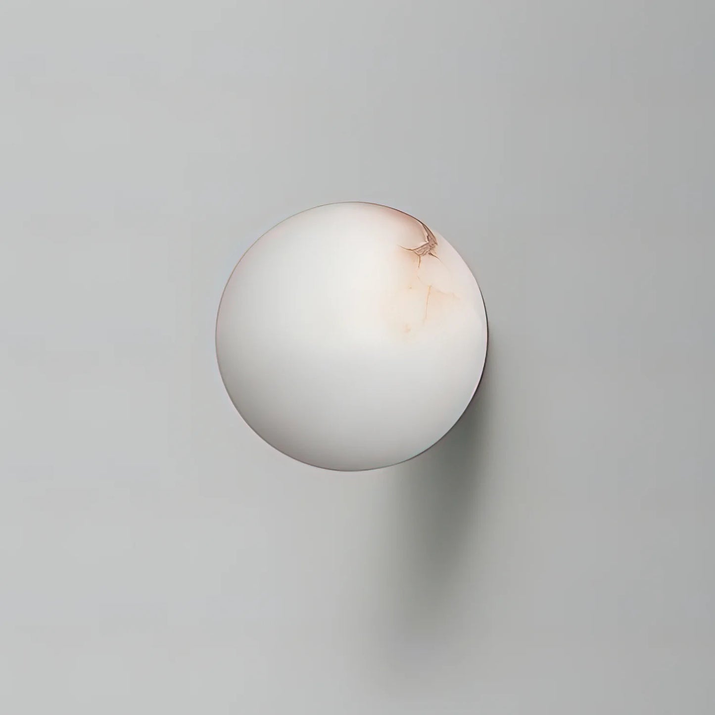 Alabaster Mini Orb Wall Lamp