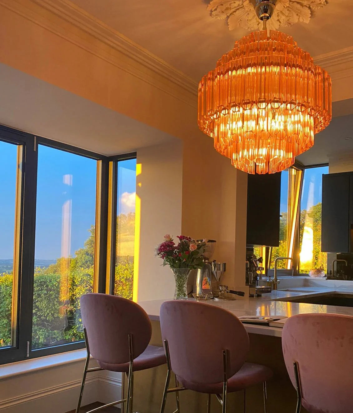 Antella Sunburst Chandelier