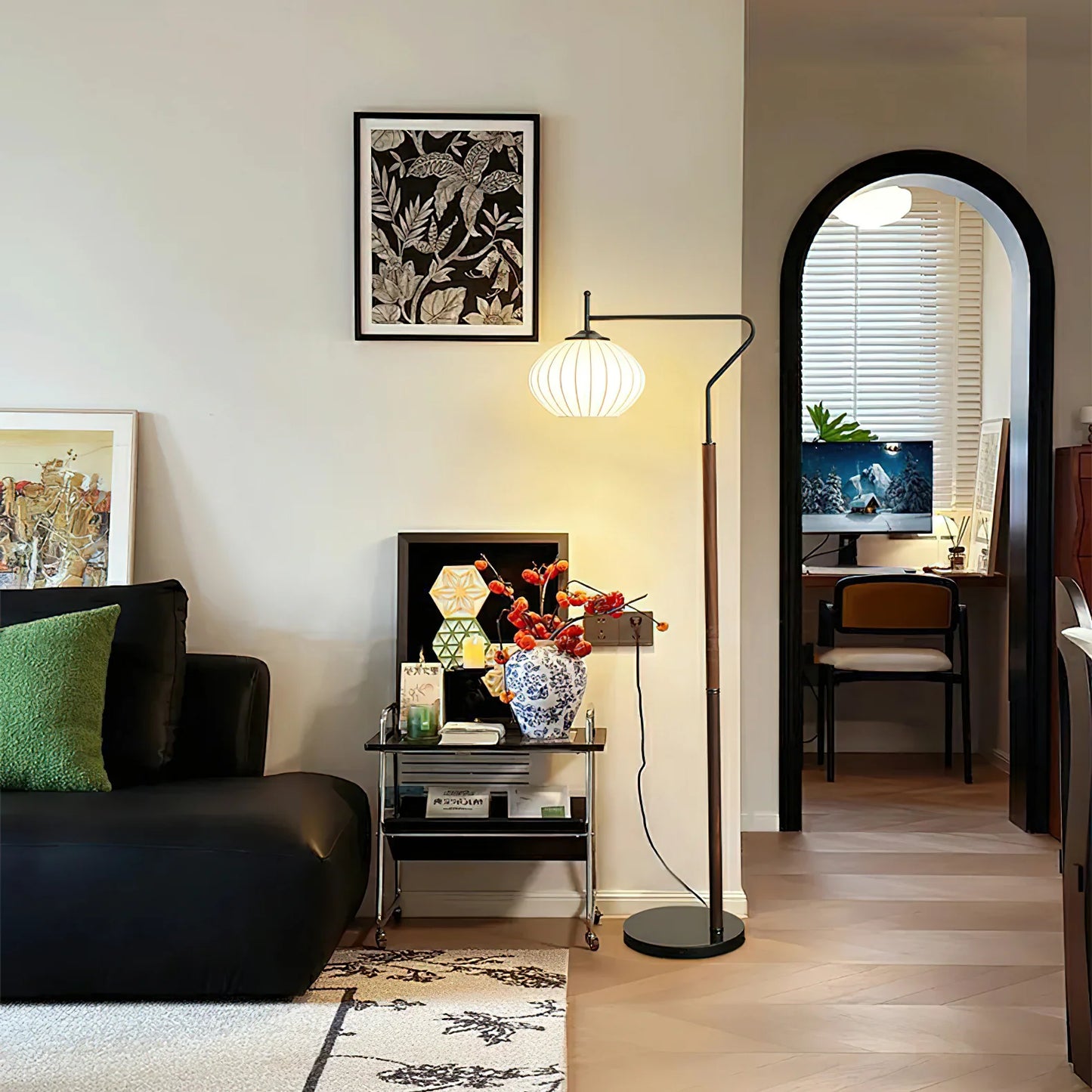 Arc Sphere Floor Lamp