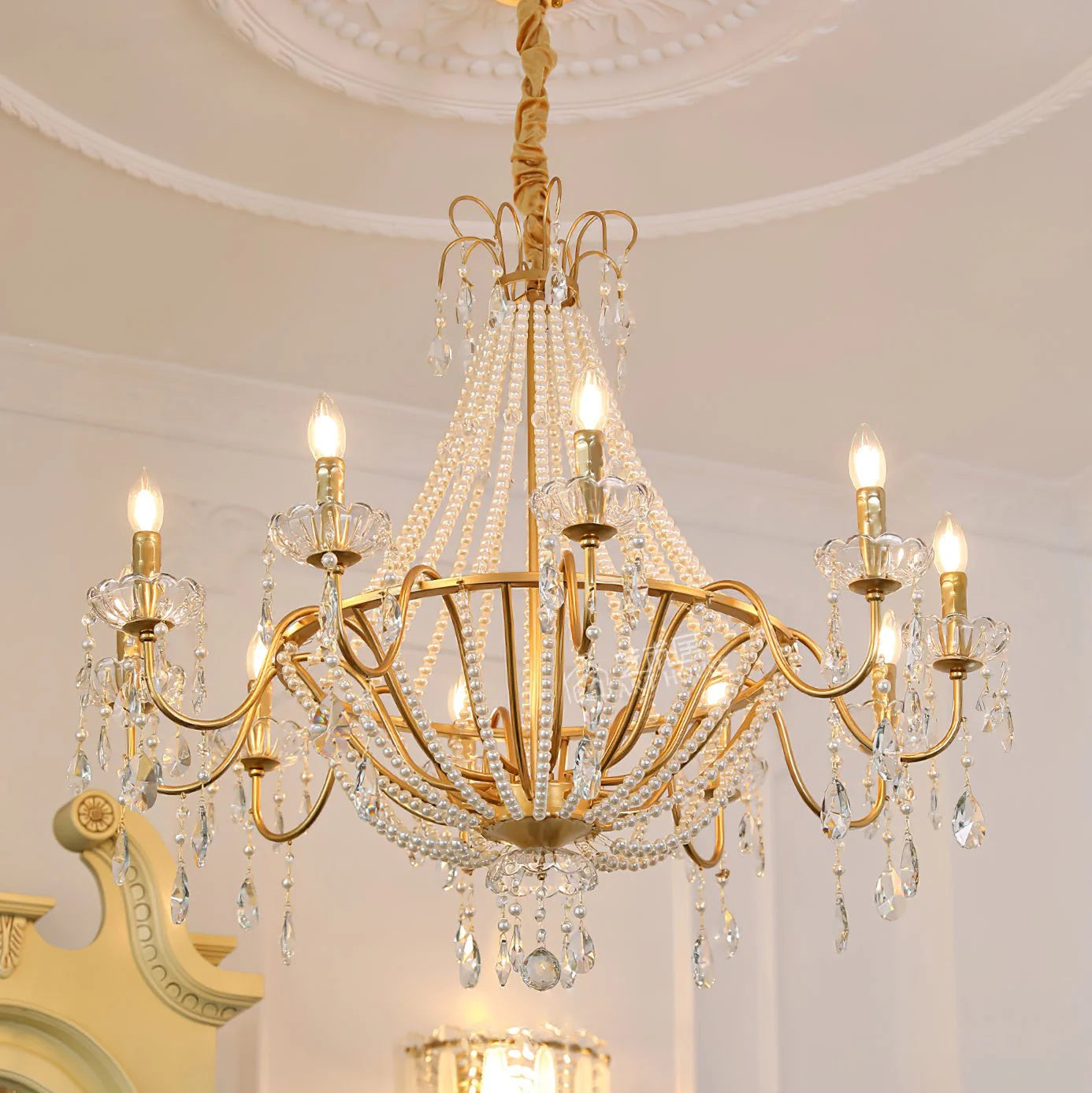 Arcadia Gold Chandelier