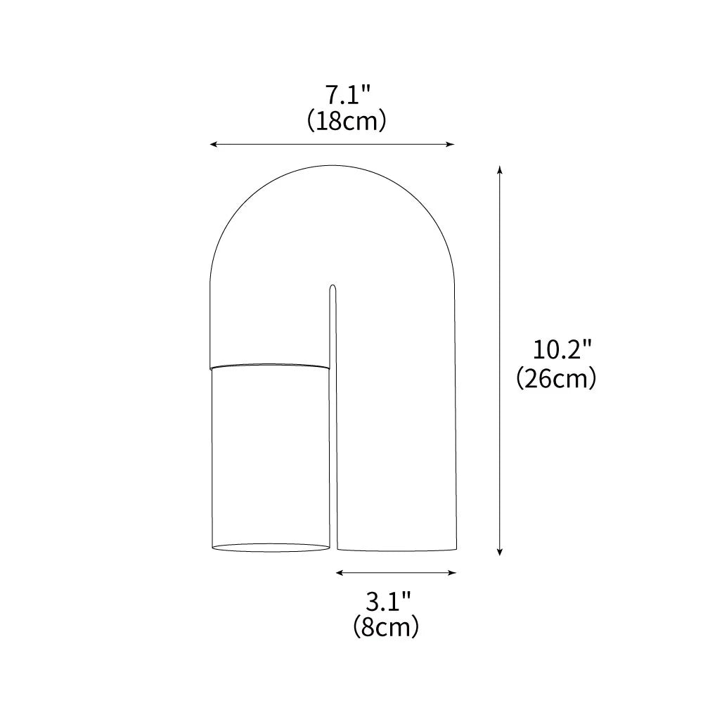 Arcus Wood Wall Lamp