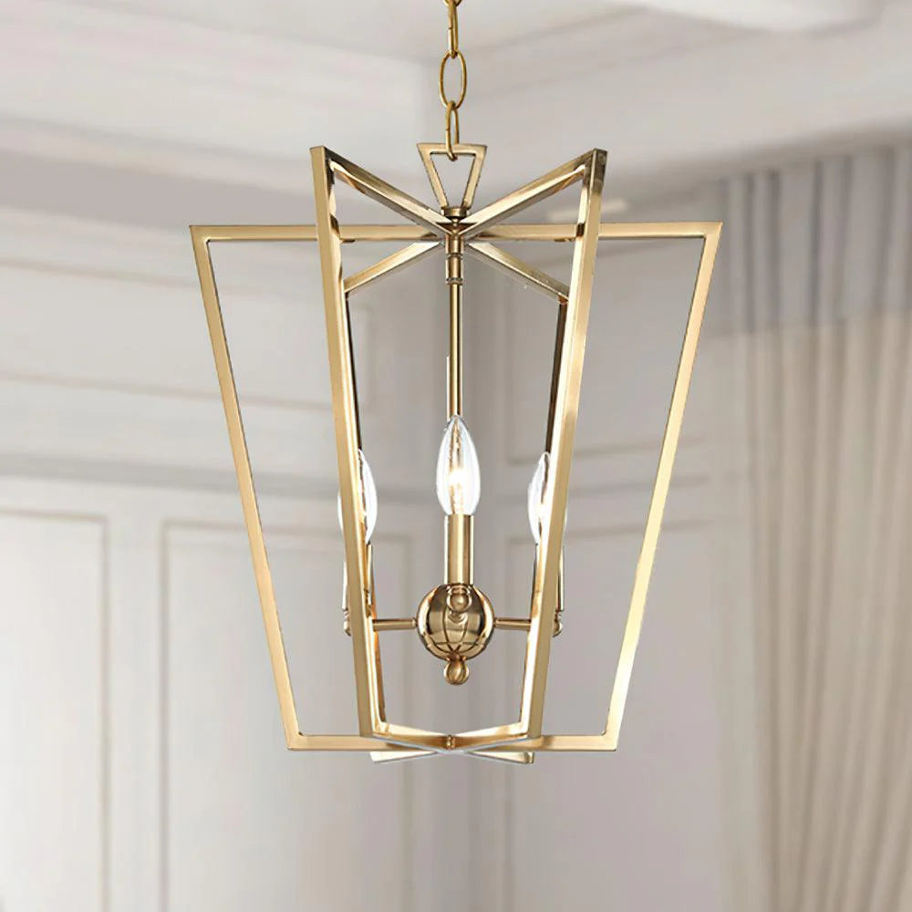 Art Deco Crest Pendant Light