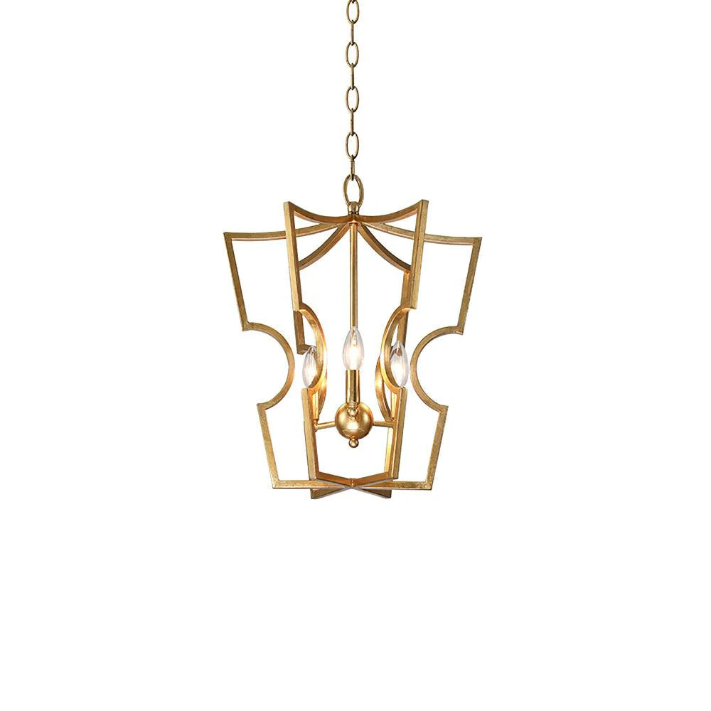 Art Deco Crest Pendant Light
