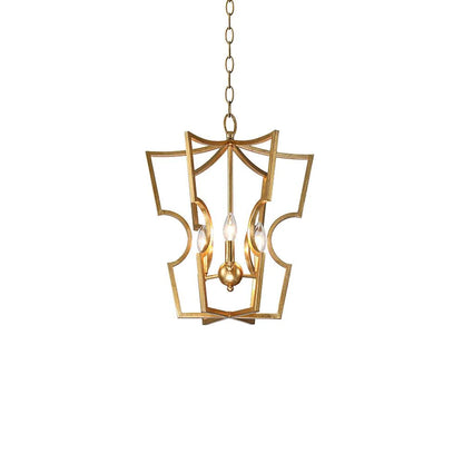 Art Deco Crest Pendant Light