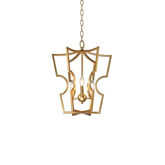 Art Deco Crest Pendant Light