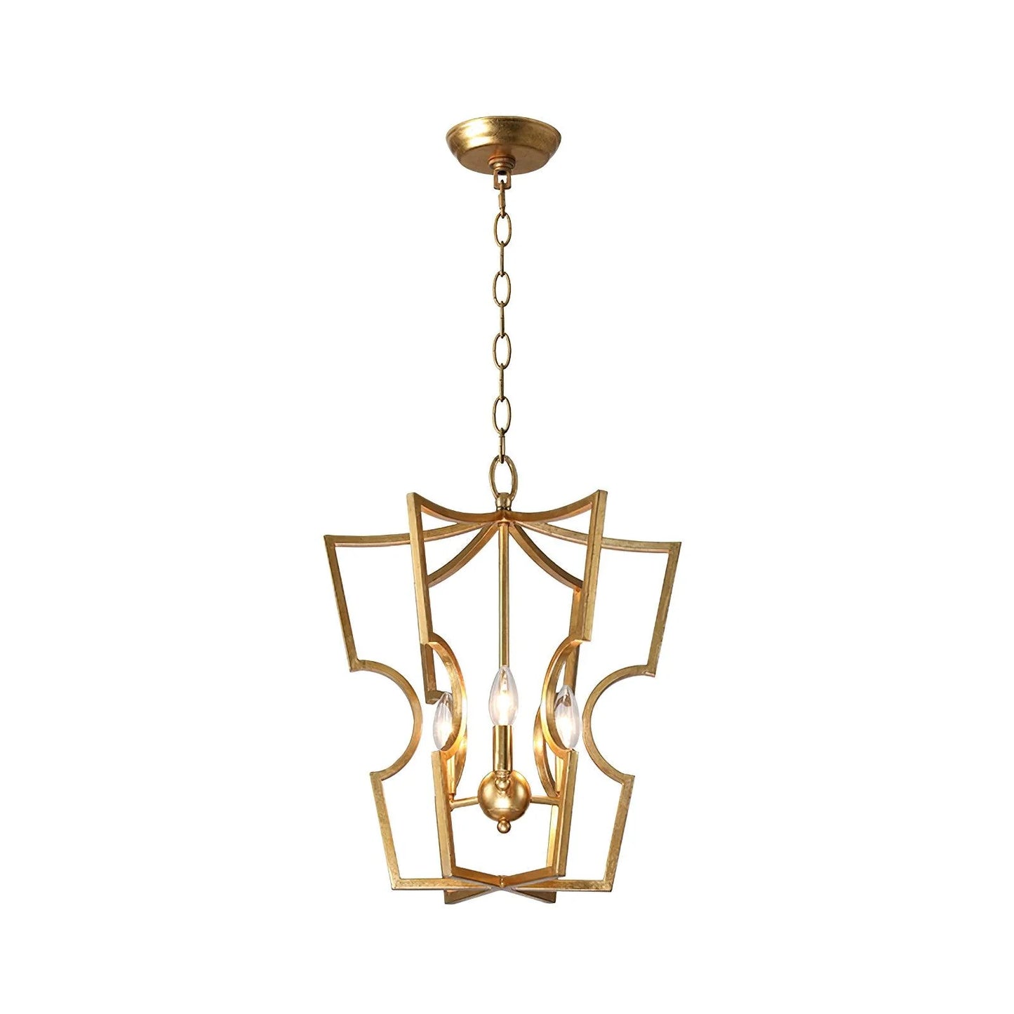 Art Deco Crest Pendant Light