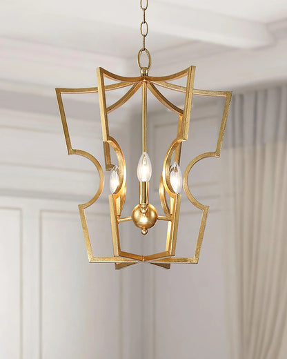 Art Deco Crest Pendant Light