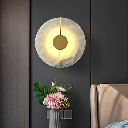 Artistic Alabaster Wall Lamp