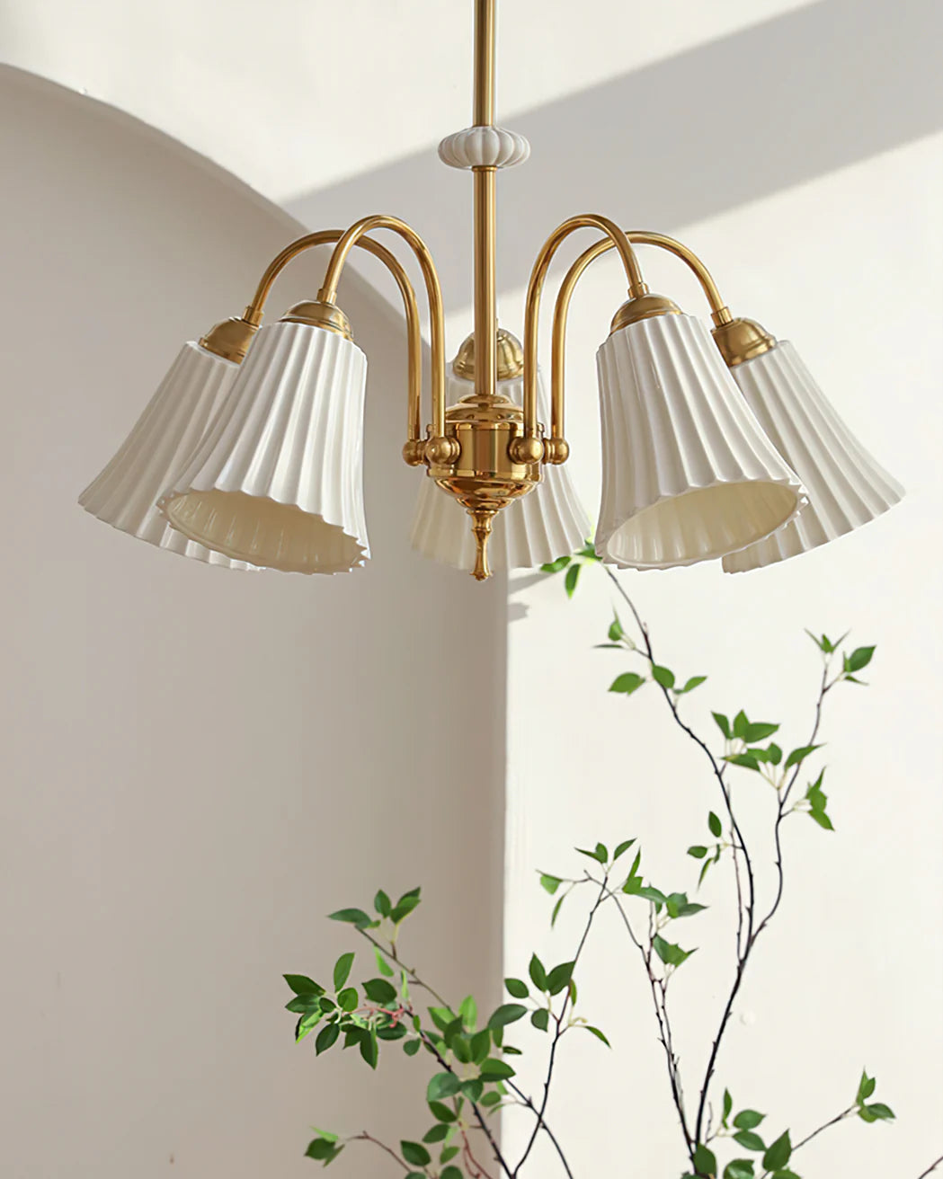 Asea Brass Chandelier