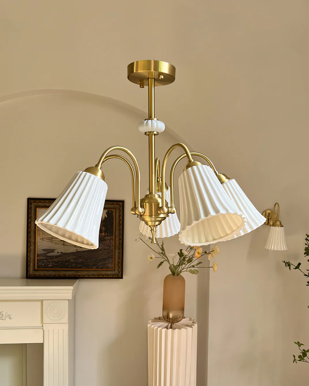 Asea Brass Chandelier