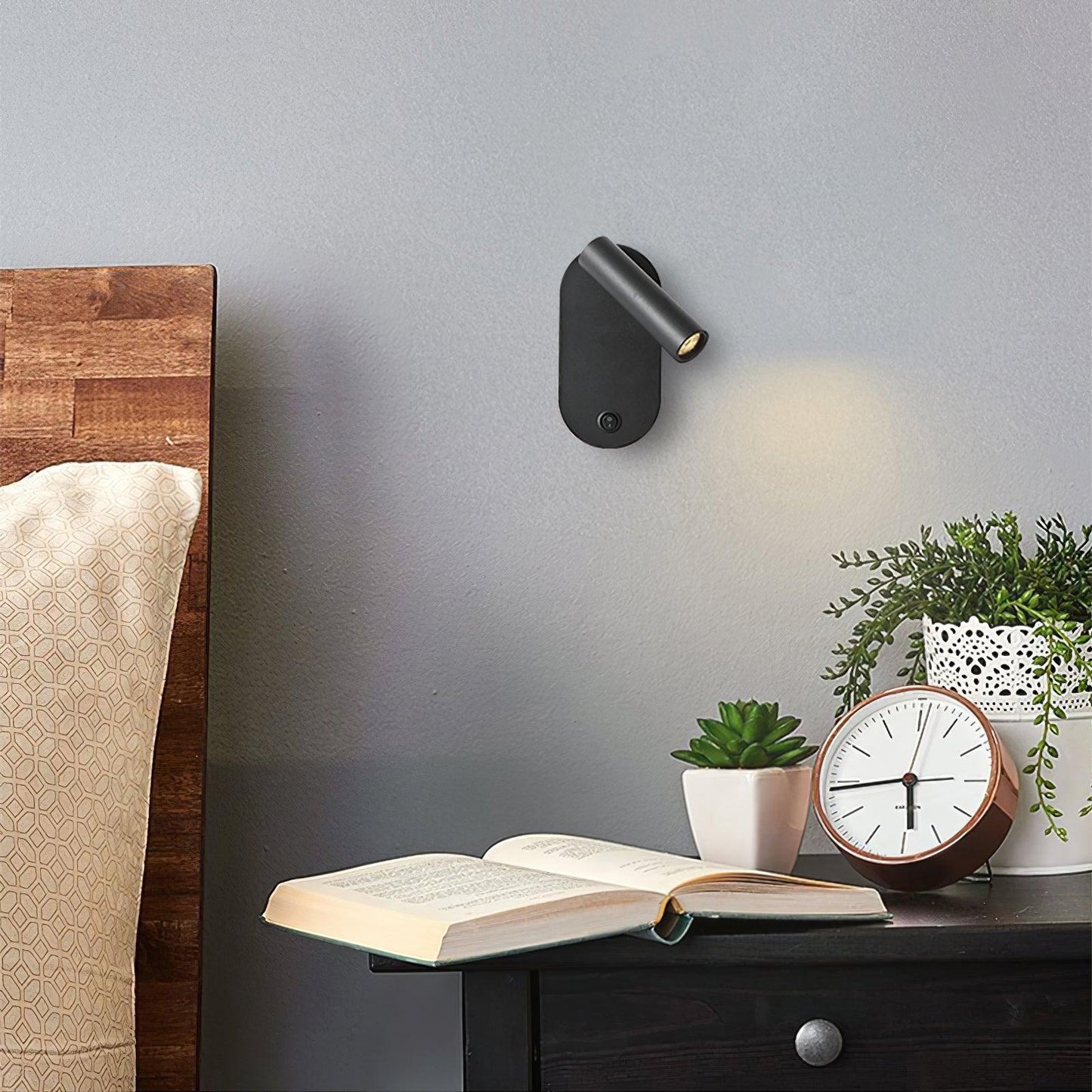 Enna Surface Wall Light With USB
