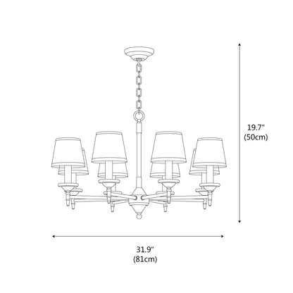Aubrey Crown Chandelier