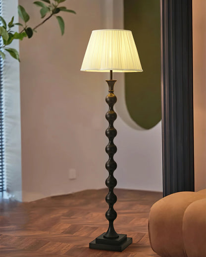 Bead Column Floor Lamp