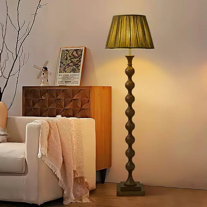 Bead Column Floor Lamp