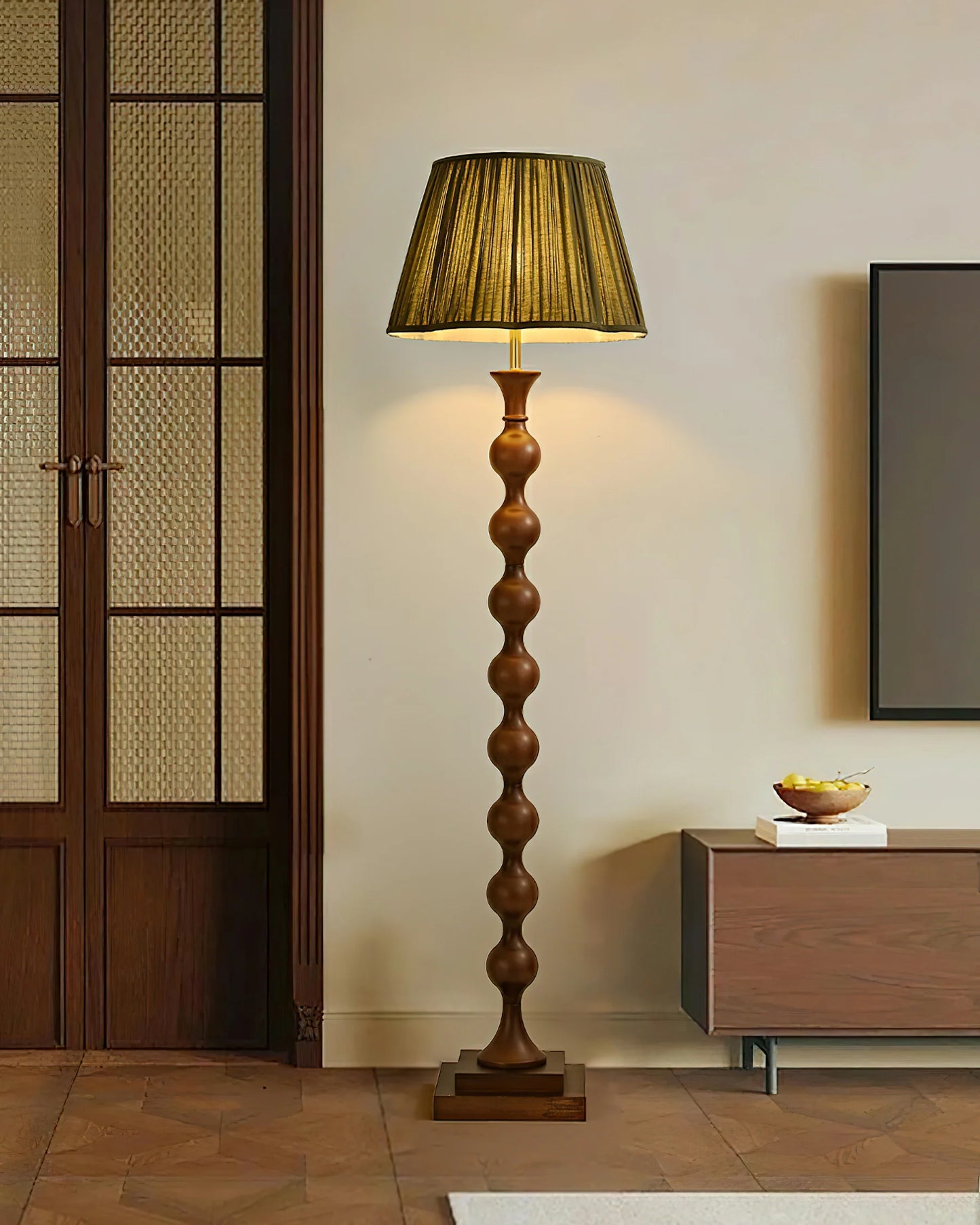 Bead Column Floor Lamp