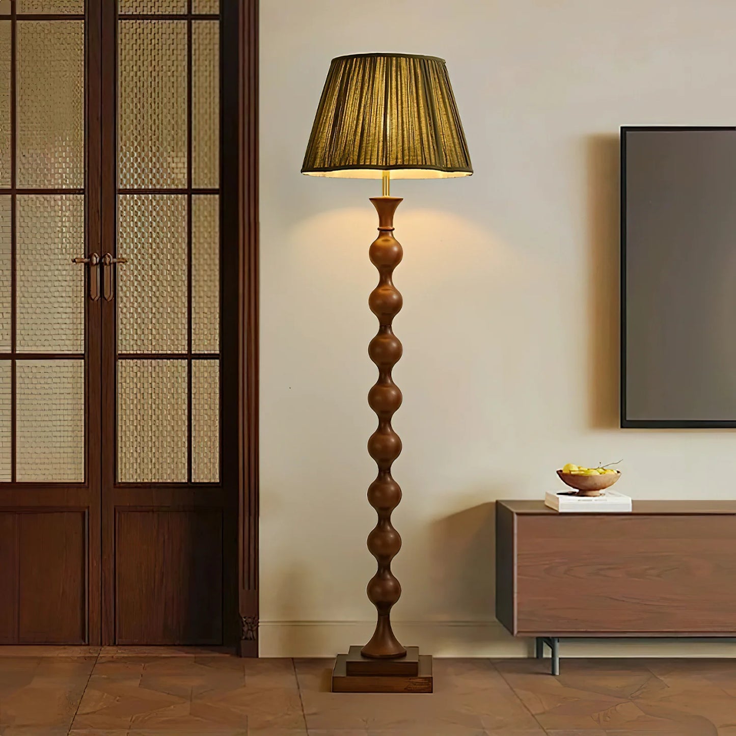 Bead Column Floor Lamp