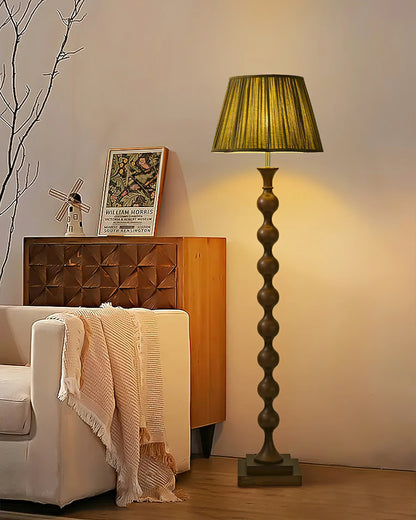 Bead Column Floor Lamp