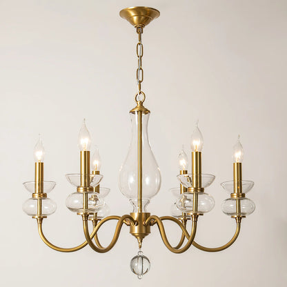 Bergdorf Glass Chandelier