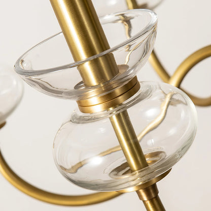 Bergdorf Glass Chandelier