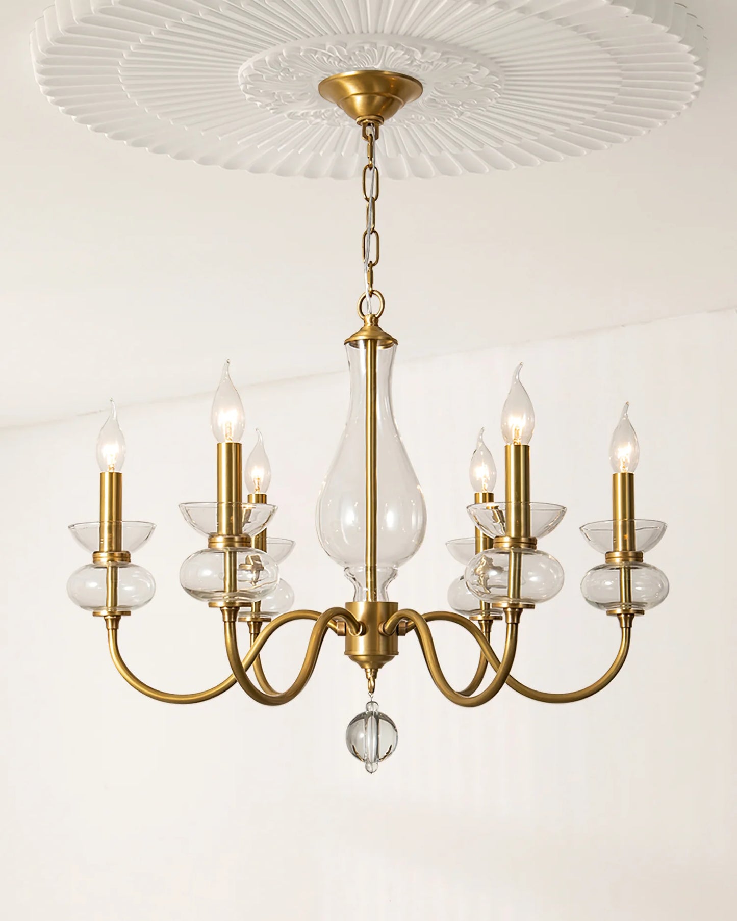 Bergdorf Glass Chandelier