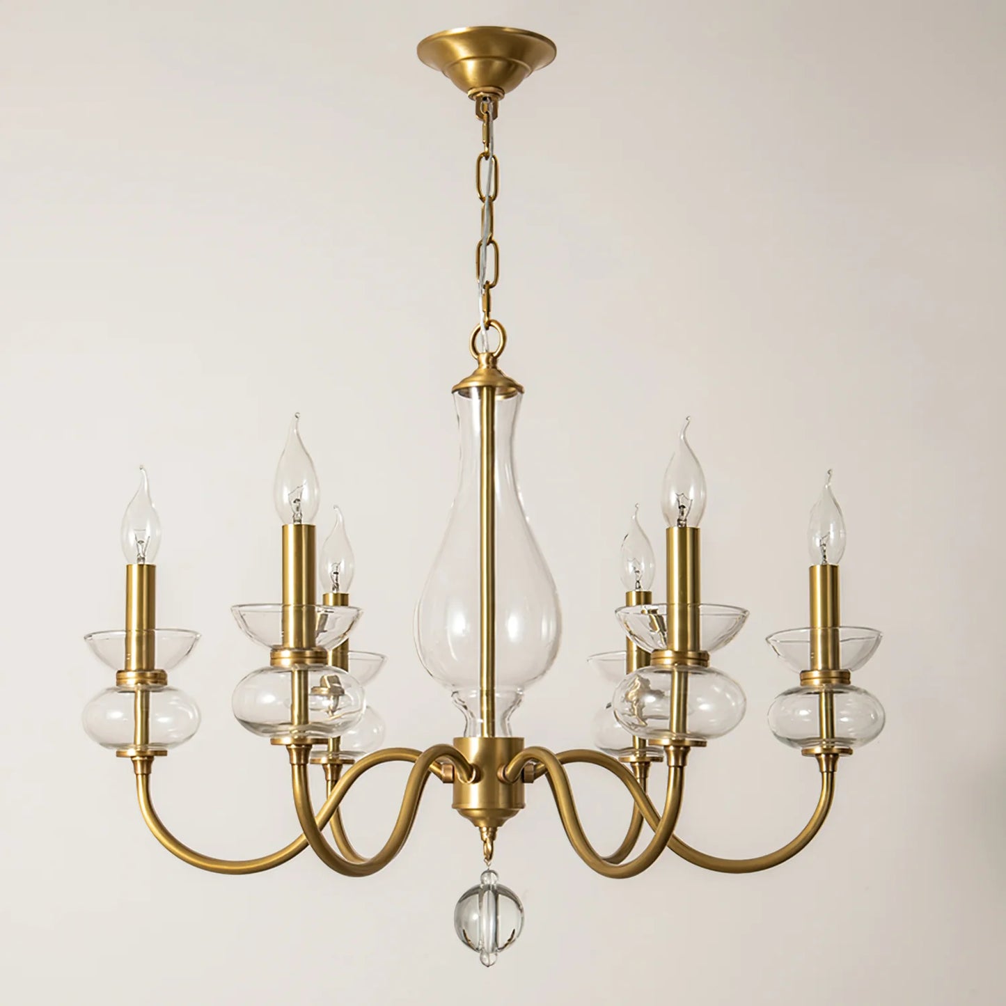 Bergdorf Glass Chandelier