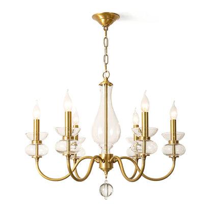 Bergdorf Glass Chandelier