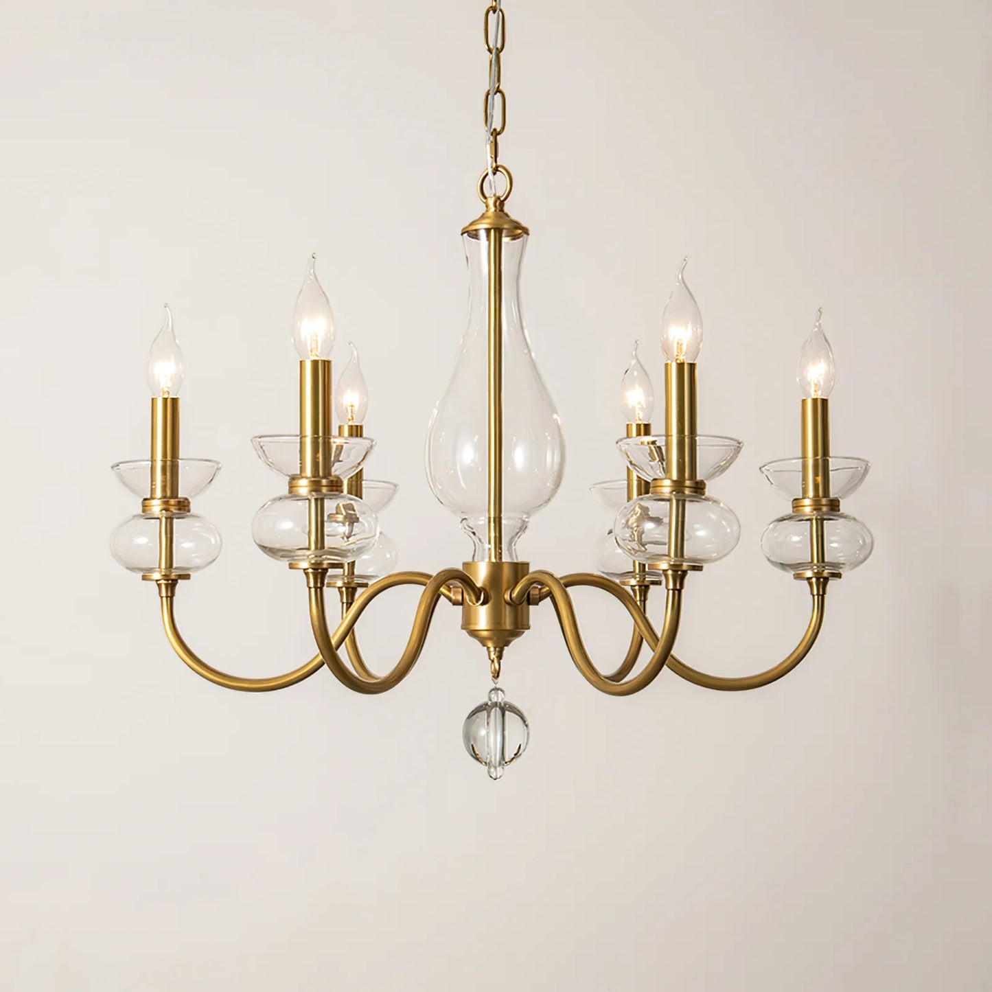 Bergdorf Glass Chandelier