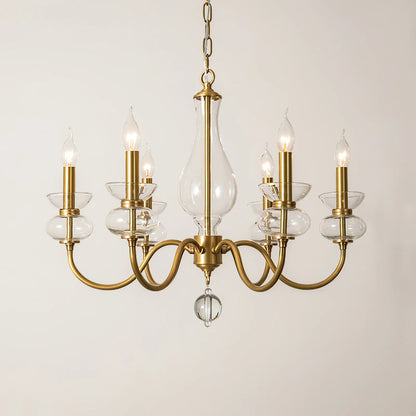 Bergdorf Glass Chandelier