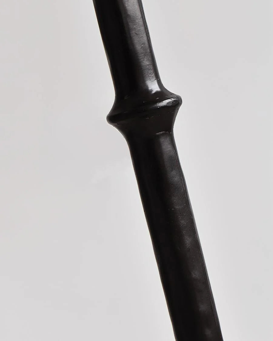 Black Bamboo Floor Lamp