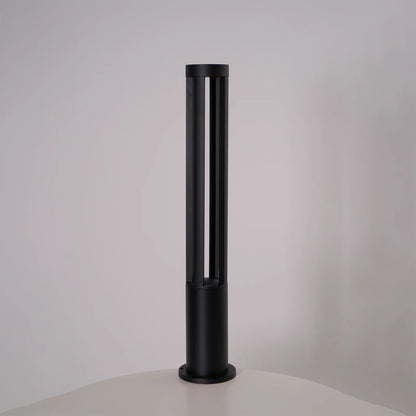 Black Cylindrical Garden Outdoor Light