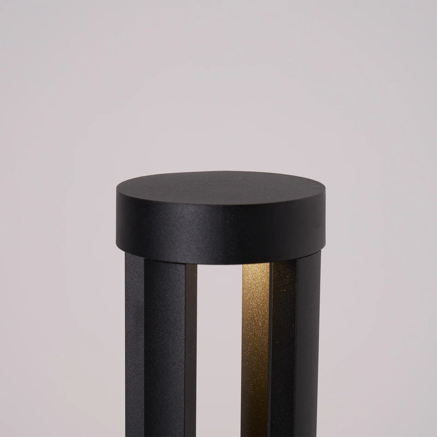 Black Cylindrical Garden Outdoor Light