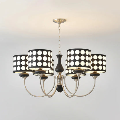 Black Polka Dots Chandelier