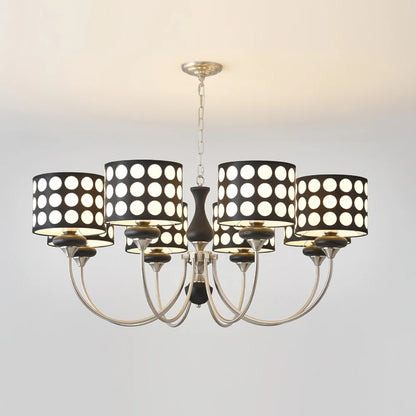 Black Polka Dots Chandelier