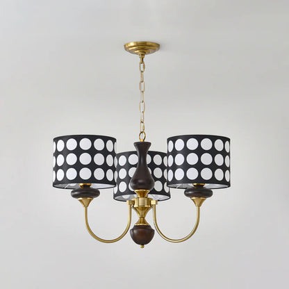 Black Polka Dots Chandelier