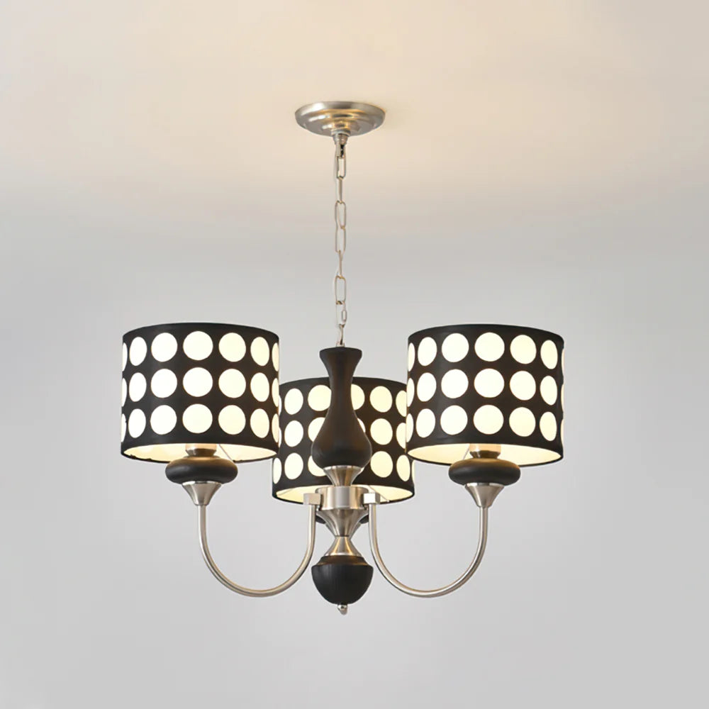 Black Polka Dots Chandelier