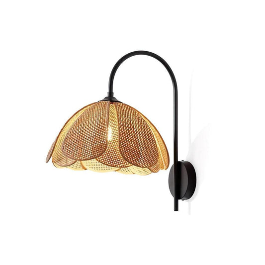 Bloom Rattan Wall Lamp